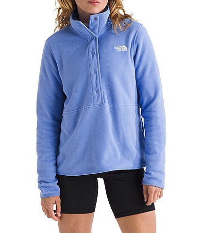The North Face Women's Glacier Fleece 1/2 Snap Pullover Hoodie