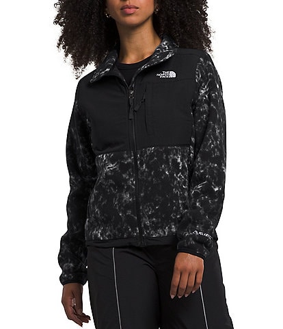 The North Face Print Short Jacket - Womens - Silver/Grey, Size XL