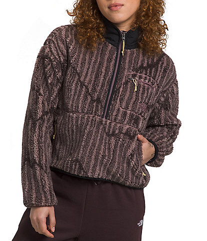 Women's Printed Extreme Pile Half Zip Pullover