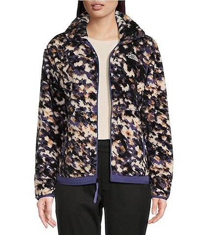 Women's Texture Print Campshire Fleece Full Zip Jacket