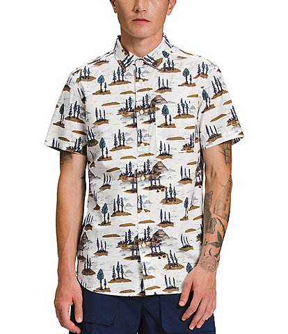 The North Face Woven Short Sleeve Baytrail Pattern Shirt