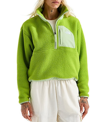 The North Face Yumiori Off Peak Fleece Double Layer Stand Collar Half Zip Pullover Jacket