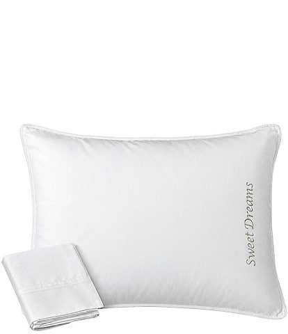 The Pillow Bar Down Alternative Petite Pillow Satin Pillowcase