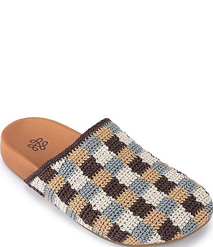 The Sak Bolinas Check Crochet Clogs