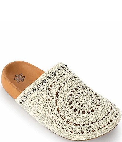 The Sak Bolinas Crochet Medallion Pattern Clogs