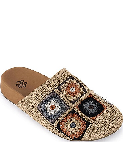 The Sak Bolinas Patchwork Crochet Clogs