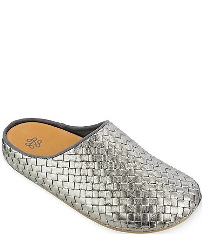 The Sak Bolinas Woven Leather Clogs