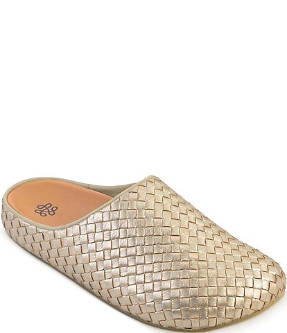 The Sak Bolinas Woven Leather Clogs