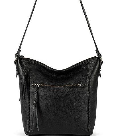 The Sak Collective Ashland Leather Zip Top Crossbody Bag