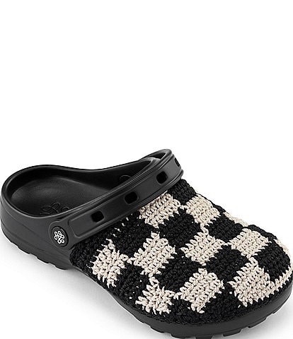 The Sak Crochet Check Pattern EVA Clogs
