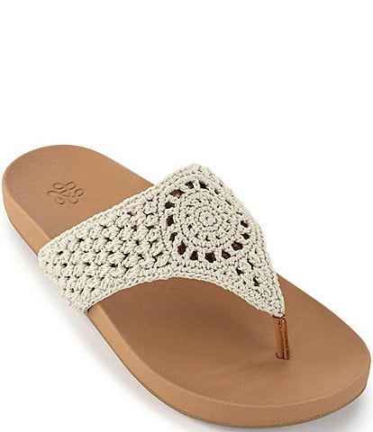 The Sak Everly Medallion Crochet Sandals