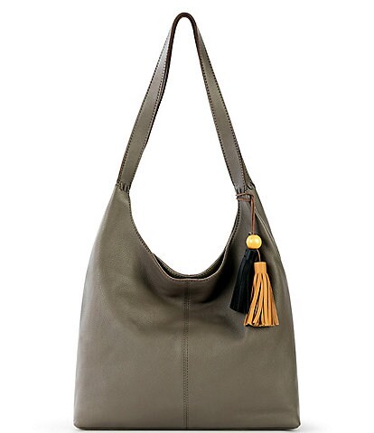 The Sak Huntley Leather Magnetic Snap Hobo Bag