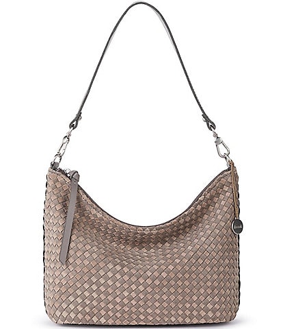 The Sak Juniper Suede Woven Hobo Bag