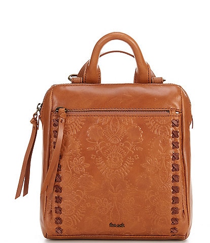 The Sak Loyola Embossed Leather Convertible Backpack