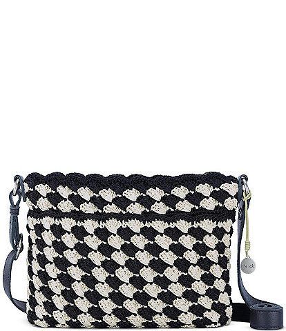 The Sak Melrose Crochet Print Crossbody Bag