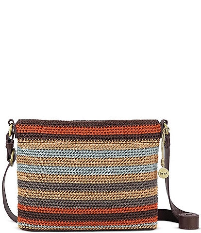 The Sak Melrose Crochet Stripe Crossbody Bag