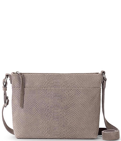 The Sak Melrose Croco Suede Crossbody Bag