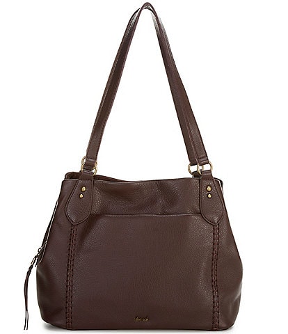 The Sak Melrose Leather Shoulder Satchel Bag