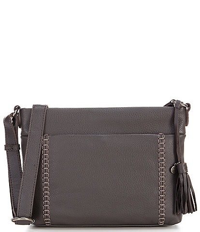 The Sak Melrose Top Zip Leather Crossbody Bag