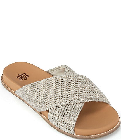 The Sak Penelope Cross Banded Slide Sandals