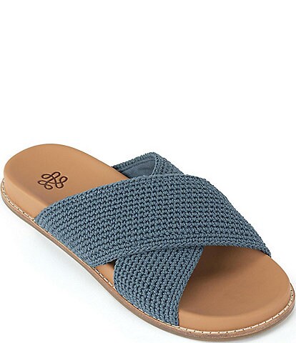 The Sak Penelope Cross Banded Slide Sandals