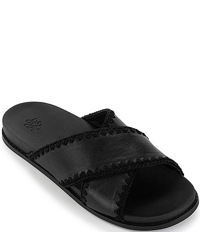 The Sak Penelope Leather Slide Sandals
