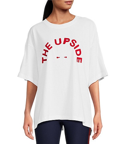 The Upside Laura Organic Cotton Logo Tee Shirt