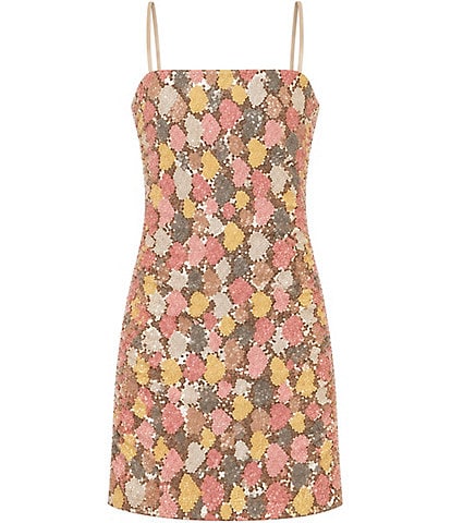 Theme NYC Big Girls Hailey Sequin Heart Dress