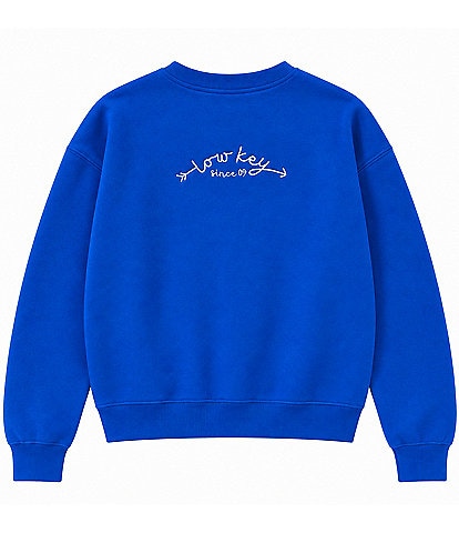 Theme NYC Big Girls #double;Low Key#double; Molly French Terry Sweatshirt