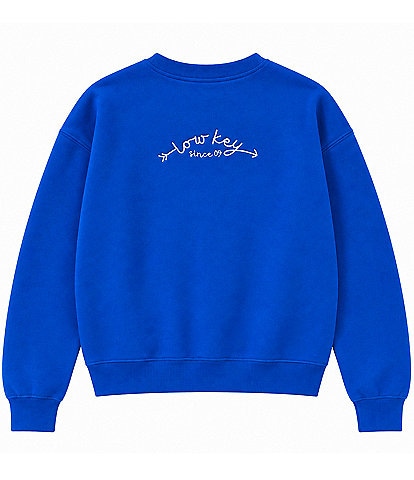 Theme NYC Big Girls #double;Low Key#double; Molly French Terry Sweatshirt