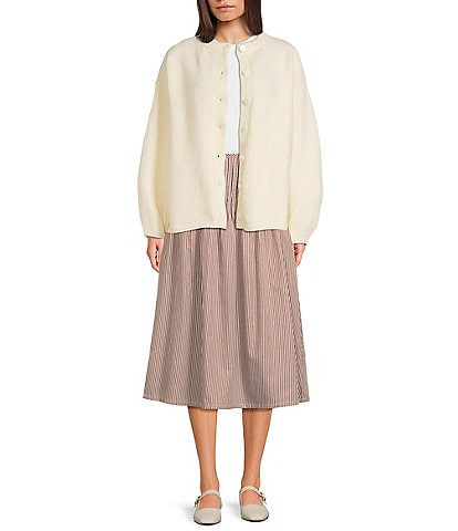 Things Between Long Sleeve Heavy Weight Button Front Cardigan