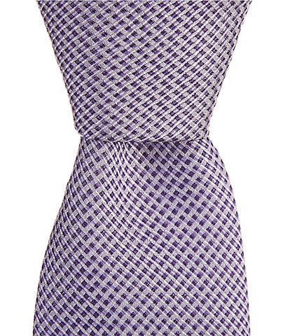 Thomas Pink Crescent Micro 3.25#double; Silk Tie