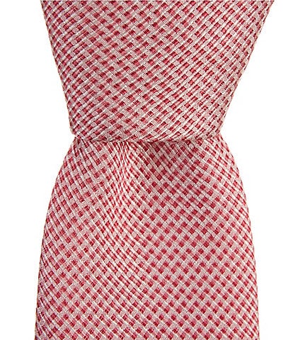 Thomas Pink Crescent Micro 3.25#double; Silk Tie