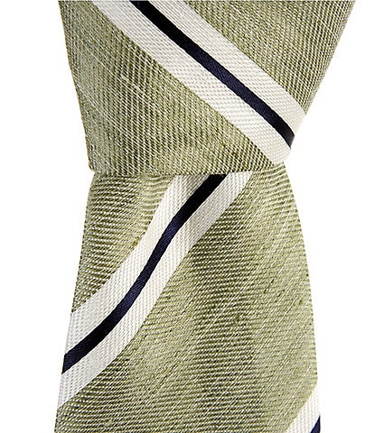 Thomas Pink Lovell Stripe 3.25#double; Silk Tie