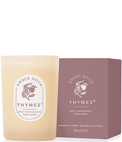 Thymes Amber Hour Poured Aromatic Candle, 6.5 oz.