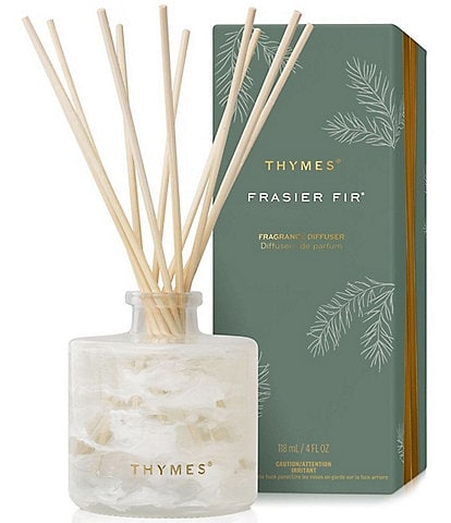 Thymes Frasier Fir Tidings Reed Diffuser, 4 oz.