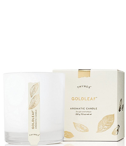 Thymes Goldleaf Aromatic Candle, 7.5oz.