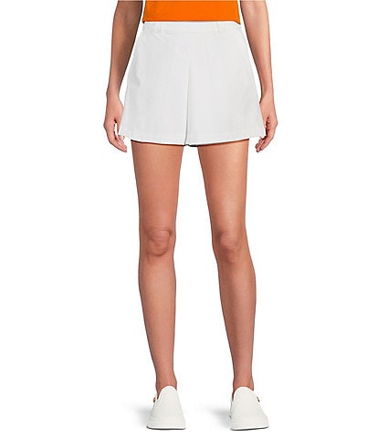 TILLEY Tech Stretch Woven Inverted Front Pleat Skort