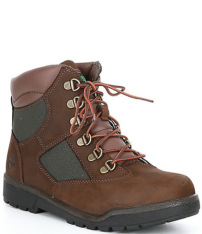 Timberland Boys' 6" Field Nubuck Leather Lace-Up Boots (Youth)