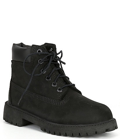 Timberland Kids' Classic 6#double; Leather Combat Cold Weather Boots (Youth)