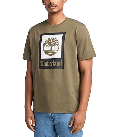 Timberland Stacked Graphic Logo Short Sleeve T-Shirt