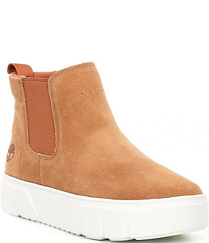 Timberland Women's Laurel Court Mid Pull On Platform Sneakers