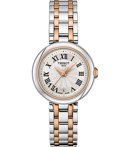 Tissot Women's Bellissima Quartz Analog Two-Tone Stainless Bracelet Watch
