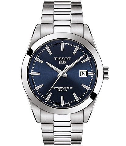 Tissot Gentleman Powermatic 80 Silicium Stainless Steel Watch