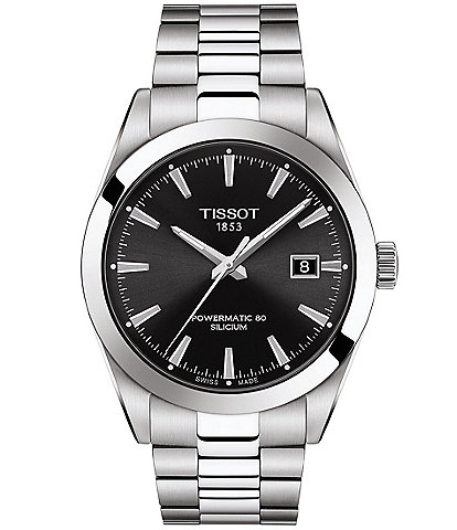 Tissot Gentleman Powermatic 80 Silicium Stainless Steel Watch