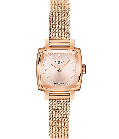 Tissot Lovely Rose Gold Square Watch
