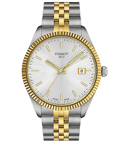 Tissot Men's Ballade Quartz Analog Two Tone Stainless Steel Bracelet Watch
