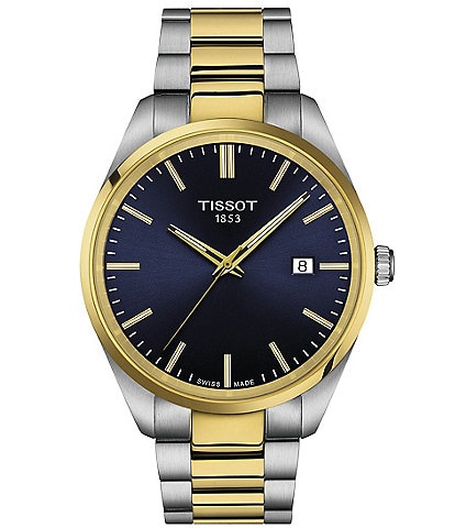 Tissot Men's Classic Collection Pr 100 Two Tone Stainless Steel Bracelet Watch