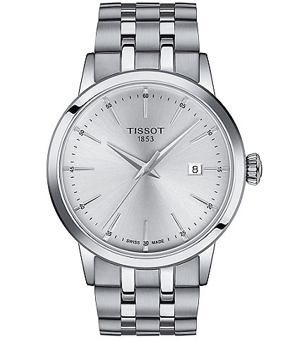 Tissot Men's Classic Dream Quartz Analog Stainless Steel Bracelet Watch