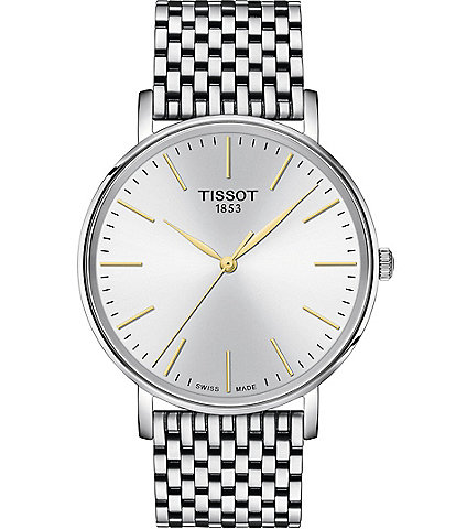 Tissot Men's Everytime Gent Analog Stainless Steel Bracelet Watch
